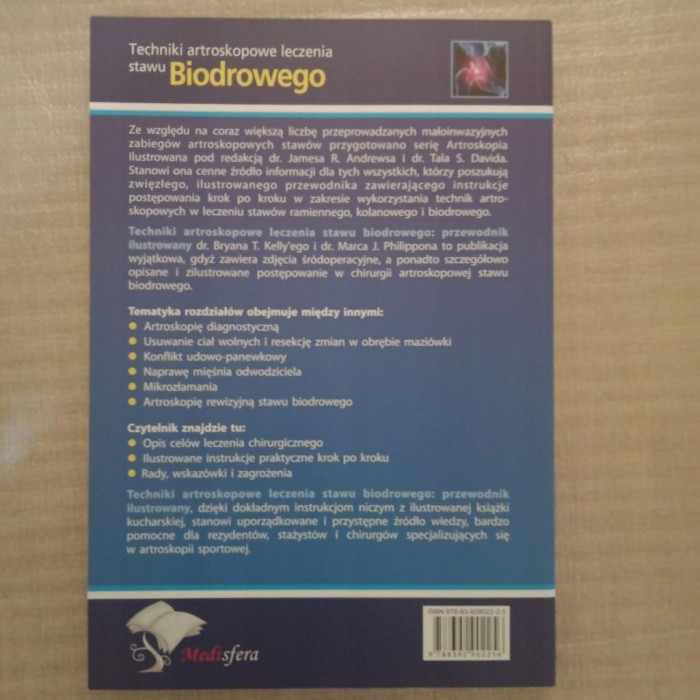 Techniki artroskopowe leczenia stawu kolanowego James R. Andrews, Tal S