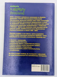 Zadania z algebry liniowej Ireneusz Nabiałek