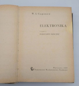 Elektronika 1 Gaponow
