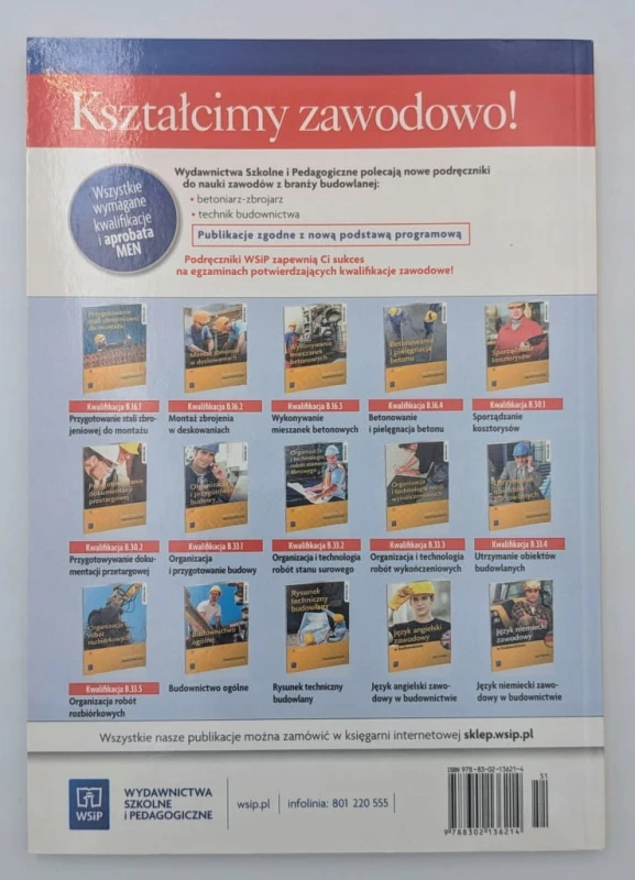 Przygotowanie stali zbrojeniowej do montażu Kwalifikacja B,16,1 Podręcznik