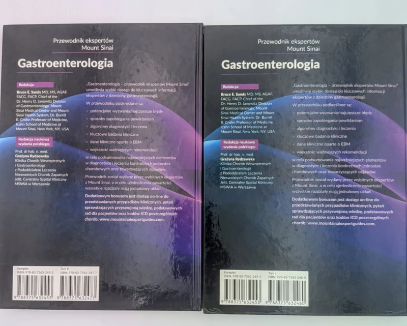 Gastroenterologia - przewodnik ekspertów Mount Sinai. Tom 1-2 Bruce E.