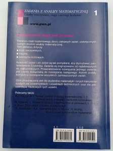 Zadania z analizy matematycznej 1 Kaczor Wiesława J., Nowak Maria T.