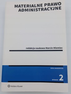 Materialne prawo administracyjne Praca zbiorowa