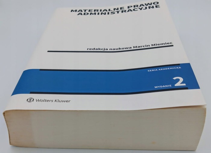 Materialne prawo administracyjne Praca zbiorowa
