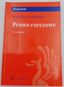 Prawo rzeczowe Skrypty Dadańska Katarzyna Anna z kodem