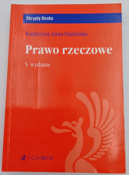 Prawo rzeczowe Skrypty Dadańska Katarzyna Anna z kodem