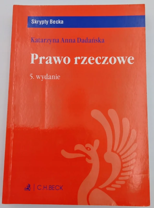 Prawo rzeczowe Skrypty Dadańska Katarzyna Anna z kodem
