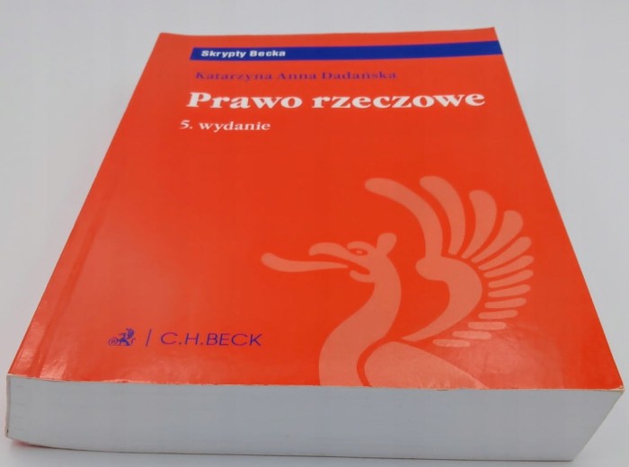 Prawo rzeczowe Skrypty Dadańska Katarzyna Anna z kodem