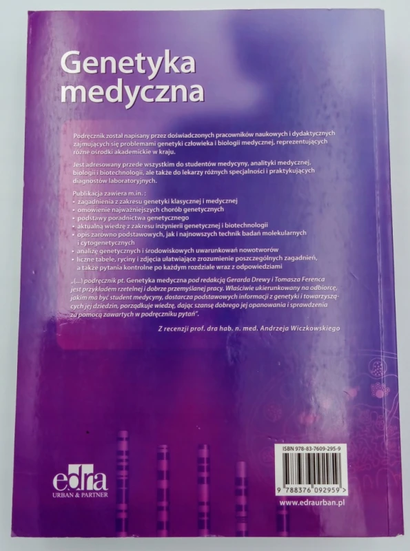 Genetyka medyczna Praca zbiorowa