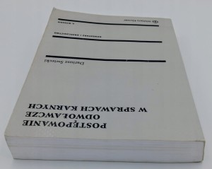 Postępowanie odwoławcze w sprawach karnych Dariusz Świecki