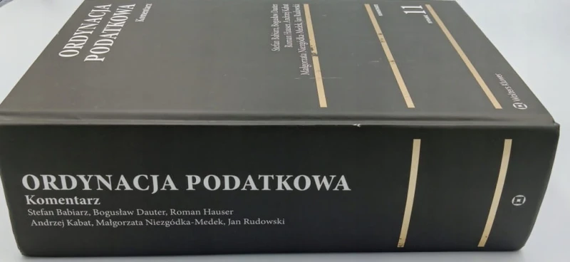 Ordynacja podatkowa Komentarz Andrzej Kabat, Bogusław Dauter, J. Rudowski,