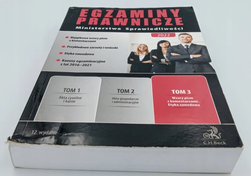 Egzaminy Prawnicze Ministerstwa Sprawiedliwości TOM 3 Wzory pism