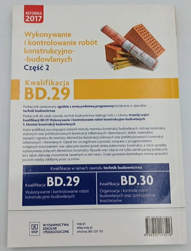 Wykonywanie i kontrolowanie robót konstrukcyjno-budowlanych Część 2