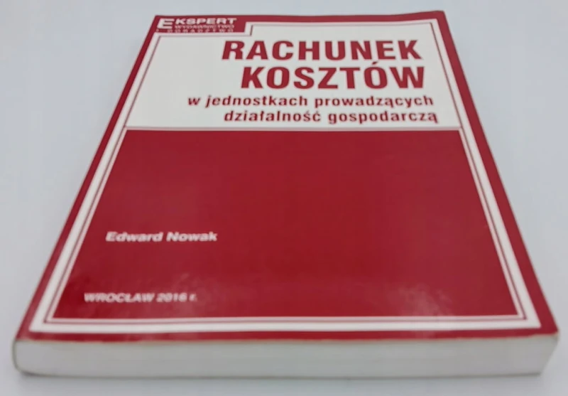 Rachunek kosztów w jednostkach prowadzących działalność gospodarczą