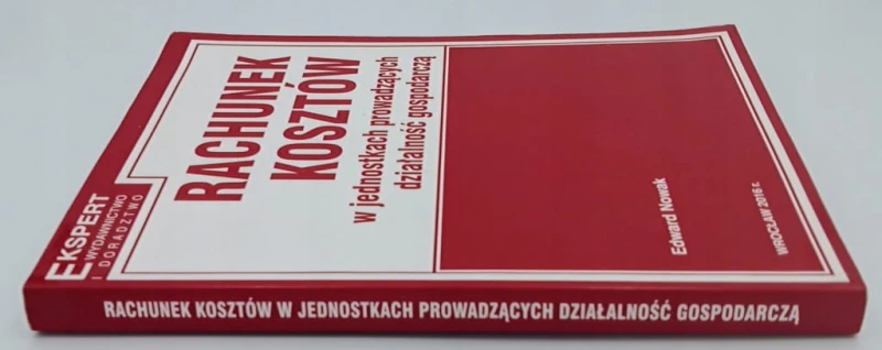 Rachunek kosztów w jednostkach prowadzących działalność gospodarczą