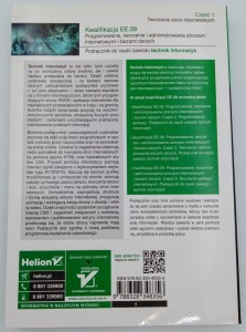 Kwalifikacja EE.09. Programowanie, tworzenie i administrowanie stronami
