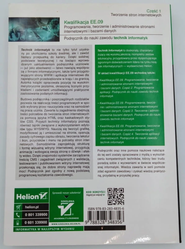 Kwalifikacja EE.09. Programowanie, tworzenie i administrowanie stronami