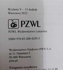 Chirurgia szczękowo-twarzowa Praca zbiorowa Wyd.5-13 dodruk 2022 rok