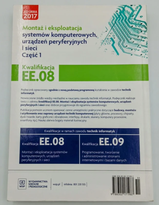 Montaż i eksploatacja systemów komputerowych, urządzeń peryferyjnych EE.08