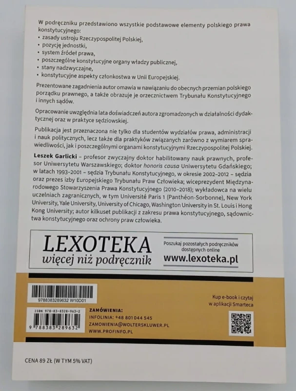 Polskie prawo konstytucyjne Zarys wykładu Leszek Garlicki