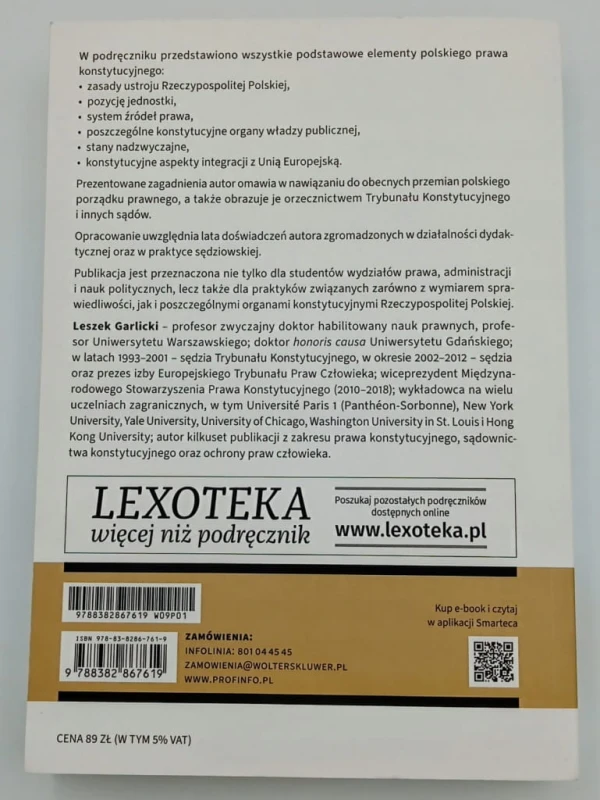 Polskie prawo konstytucyjne. Zarys wykładu leszek Garlicki