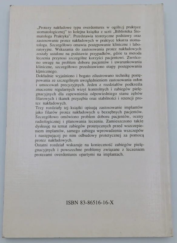 Protezy nakładowe typu Overdentures w ogólnej praktyce stomatologicznej