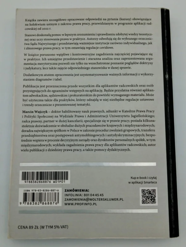 Aplikacja radcowska Prawo pracy Marcin Wujczyk, Paweł Korus, Karol Kulig,