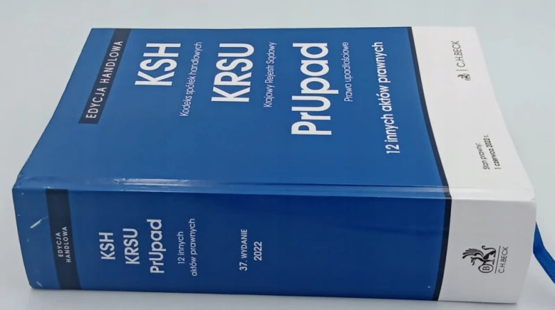 Kodeks spółek handlowych. Krajowy Rejestr Sądowy. Prawo upadłościowe. 12