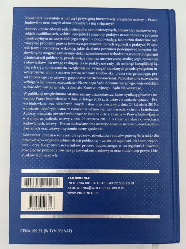 Prawo budowlane Komentarz Arkadiusz Despot-Mładanowicz, Artur Kosicki,