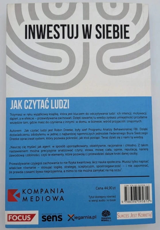 Jak czytać ludzi - radzi agent FBI Cameron Stauth, Robin Dreeke