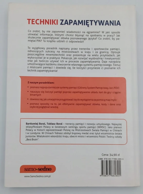 Techniki zapamiętywania Bartłomiej Boral, Tobiasz Boral