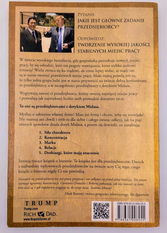 Dotyk Midasa Donald J. Trump, Robert T. Kiyosaki
