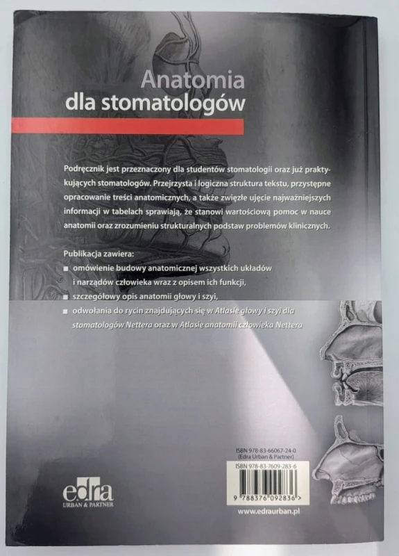 Anatomia dla stomatologów Praca zbiorowa