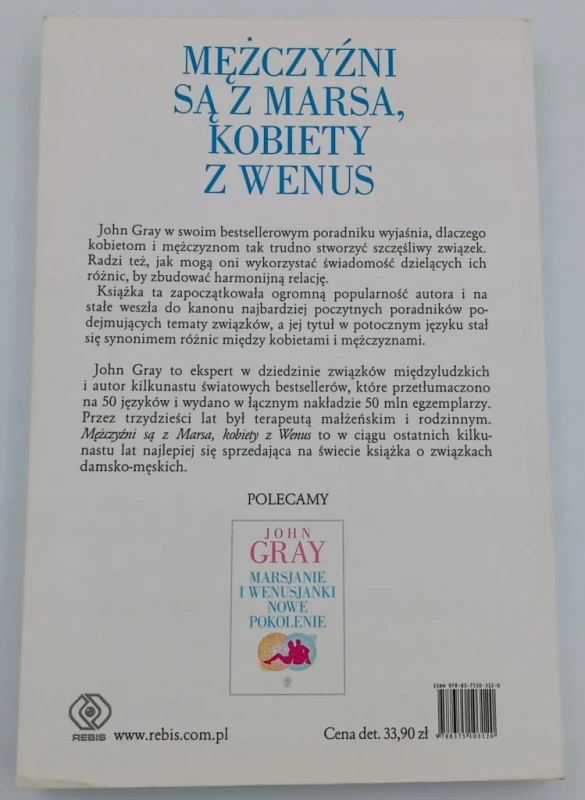 Mężczyźni są z Marsa, kobiety z Wenus John Gray