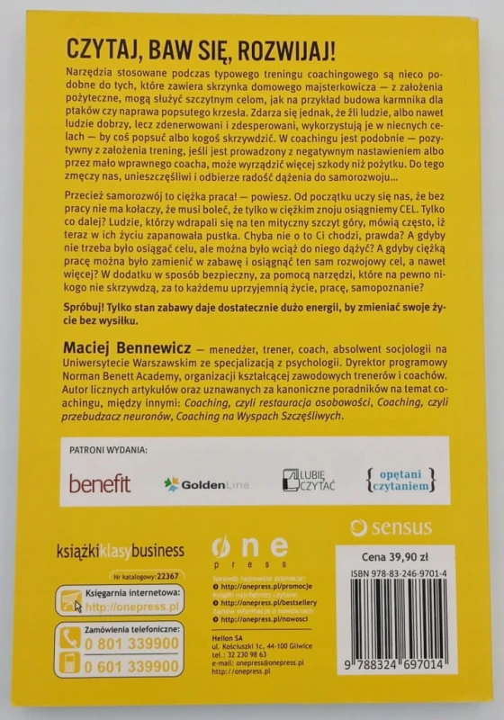 Coaching, kreatywność, zabawa Maciej Bennewicz