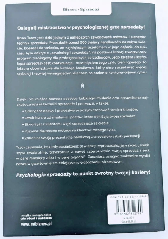 Psychologia Sprzedaży Brian Tracy