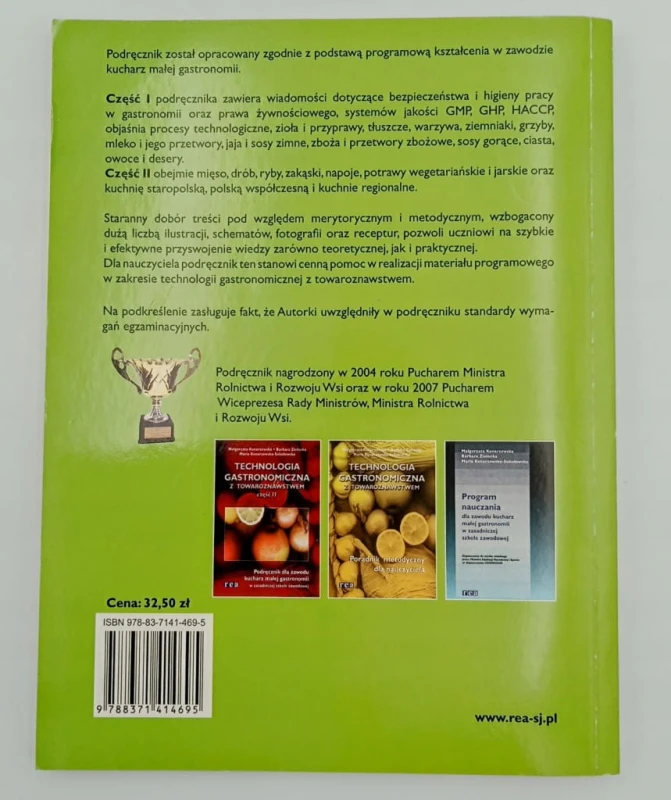 Technologia gastronomiczna z towaroznawstwem. Część 1 Barbara Zielonka,