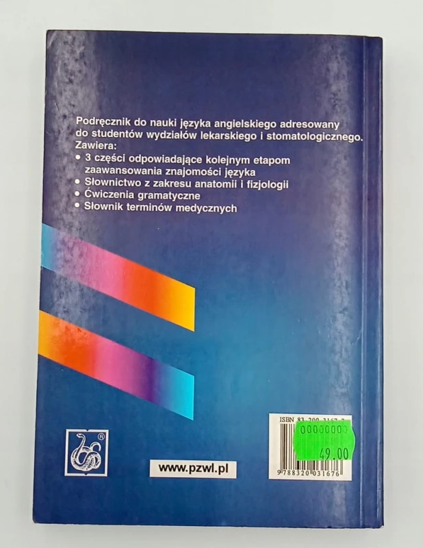 ENGLISH IN MEDICINE J. CIECIERSKA , B. JENIKE, K. TUDRUJ