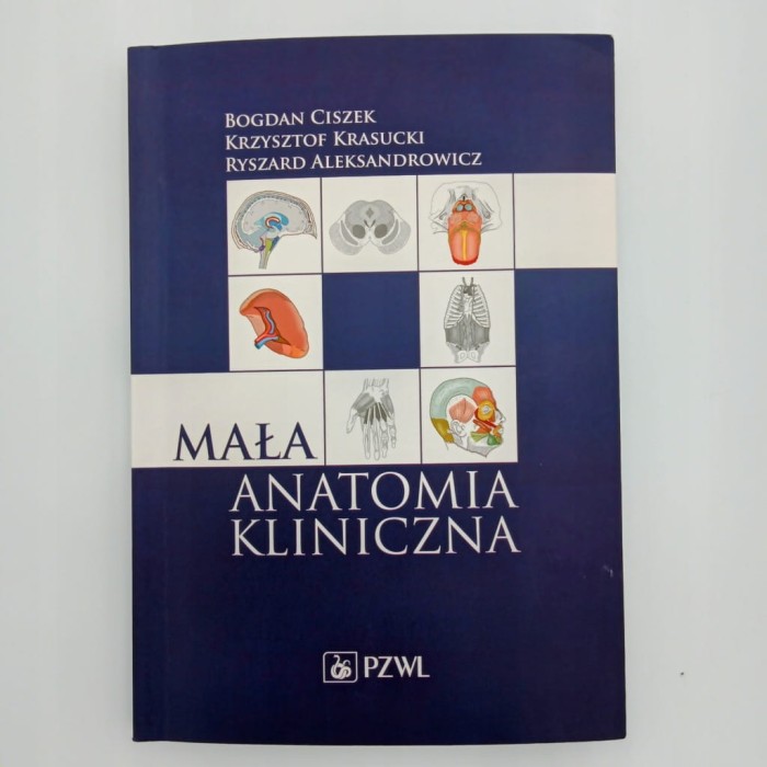 Mała anatomia kliniczna Bogdan Ciszek, Krzysztof Krasucki, Ryszard