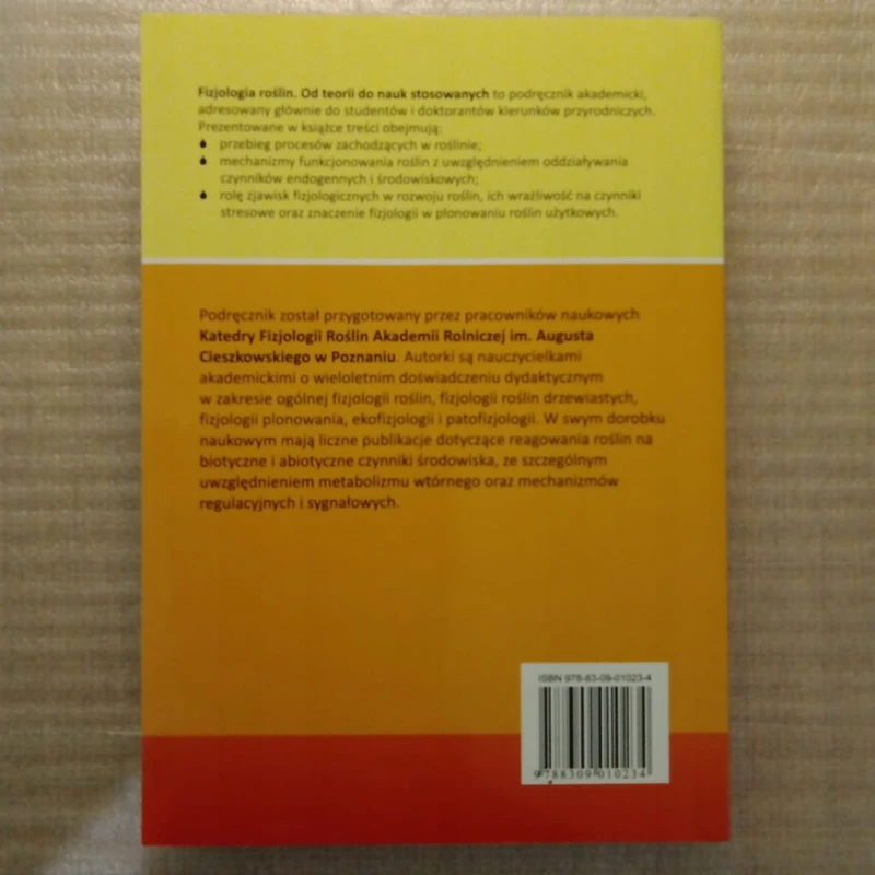 Fizjologia roślin Moniki Kozłowskiej