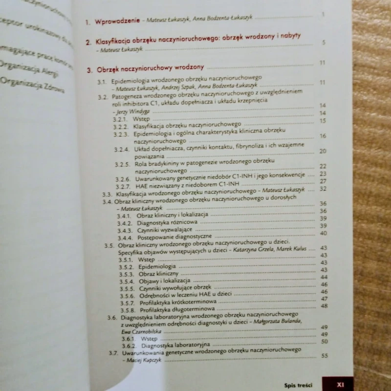 Obrzęk naczynioruchowy wrodzony i nabyty Anna Bodzenta-Łukaszyk, Jerzy